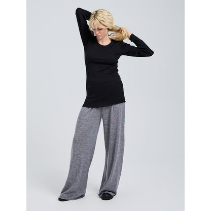 Seamless Basic genser 100% silke lang erm sort